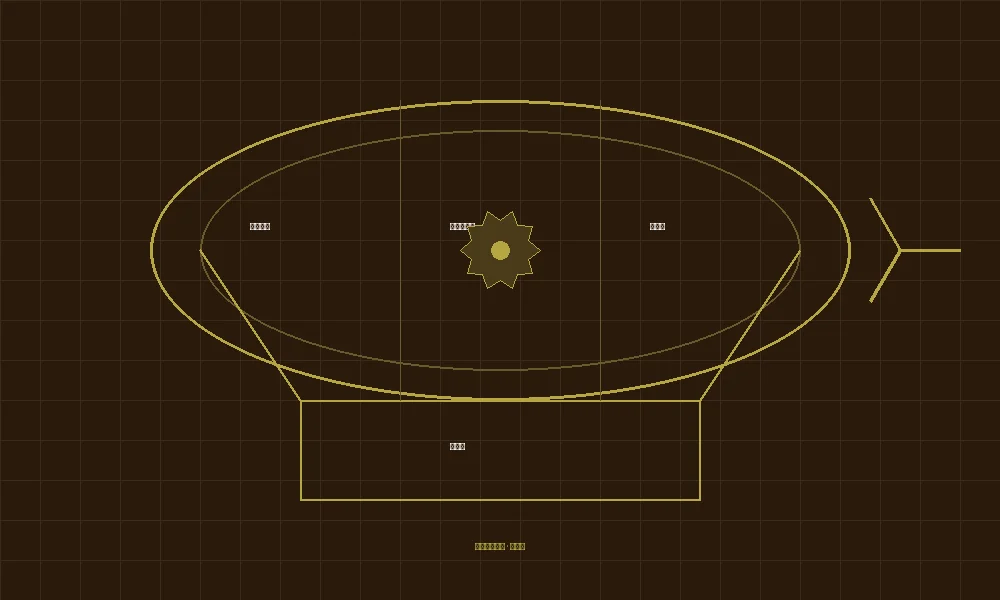 加拿大2.8幸运飞艇工坊蒸汽朋克飞艇剖面图